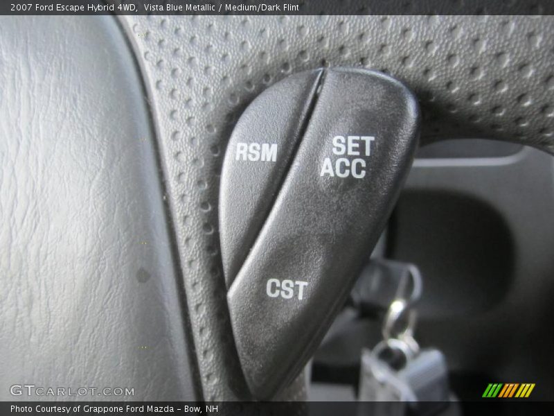 Vista Blue Metallic / Medium/Dark Flint 2007 Ford Escape Hybrid 4WD