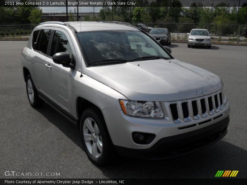 Bright Silver Metallic / Dark Slate Gray 2011 Jeep Compass 2.0 Latitude