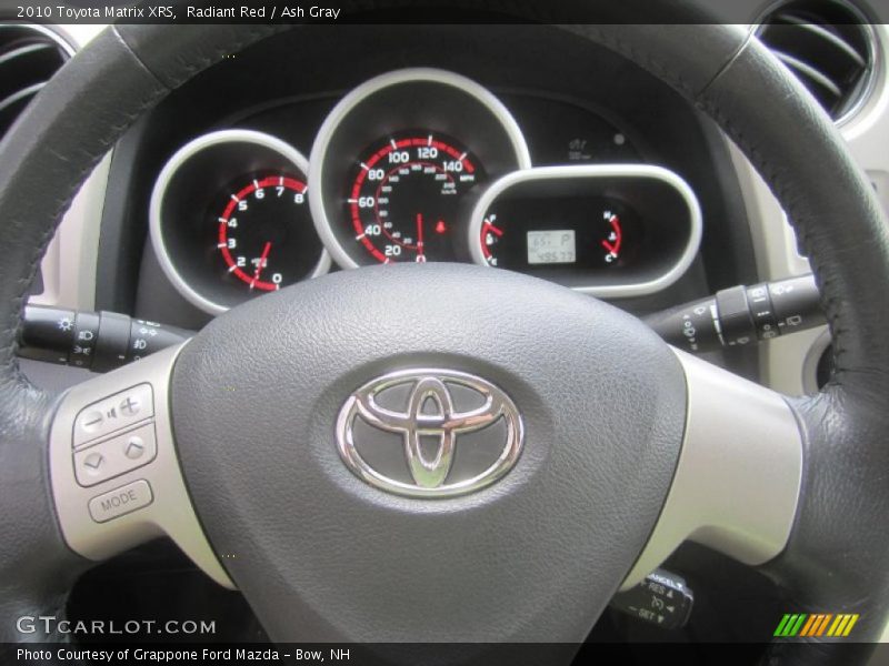 Radiant Red / Ash Gray 2010 Toyota Matrix XRS