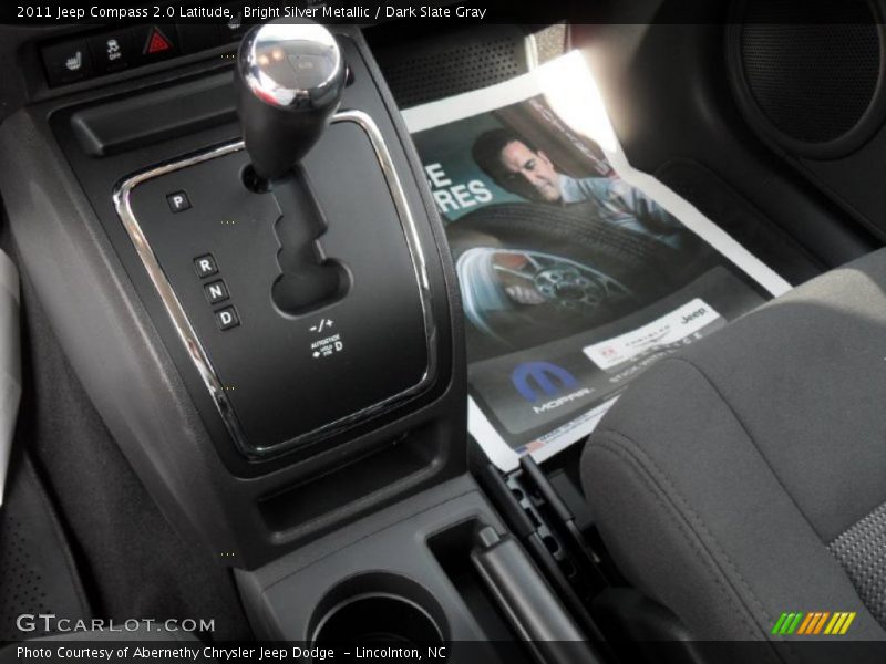 Bright Silver Metallic / Dark Slate Gray 2011 Jeep Compass 2.0 Latitude