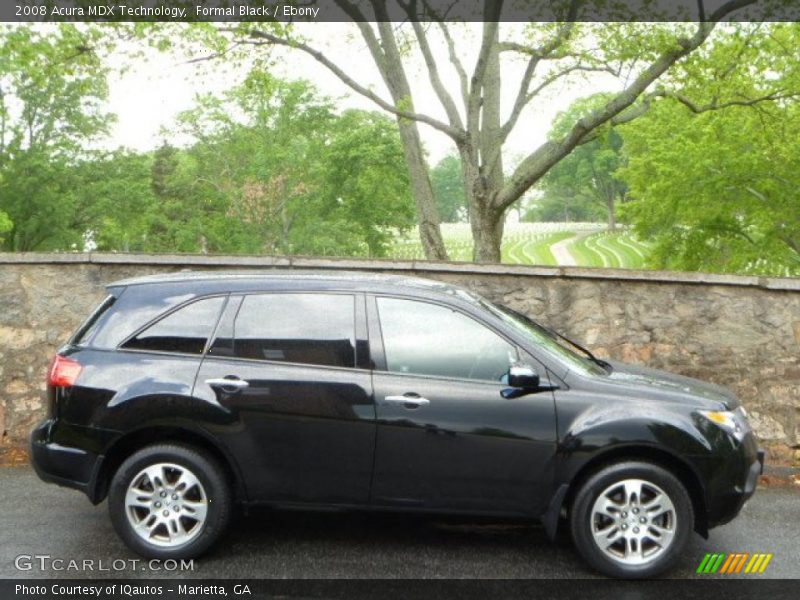 Formal Black / Ebony 2008 Acura MDX Technology