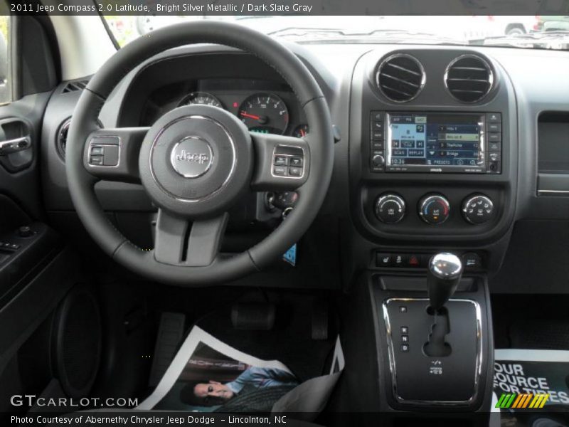 Bright Silver Metallic / Dark Slate Gray 2011 Jeep Compass 2.0 Latitude