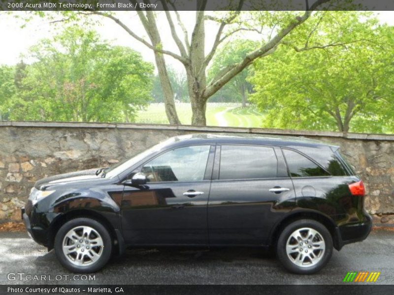 Formal Black / Ebony 2008 Acura MDX Technology