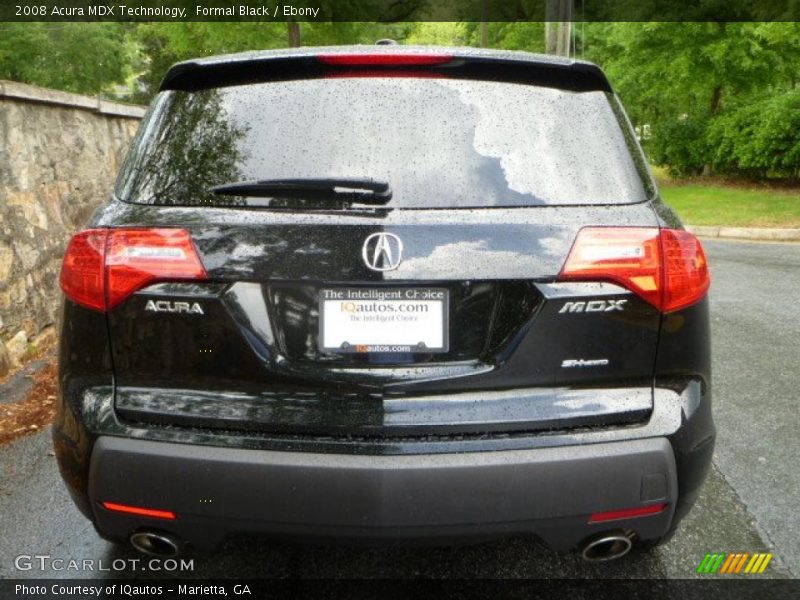 Formal Black / Ebony 2008 Acura MDX Technology