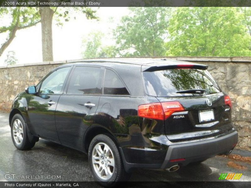Formal Black / Ebony 2008 Acura MDX Technology