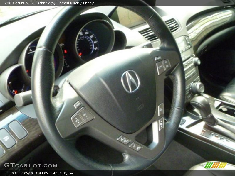 Formal Black / Ebony 2008 Acura MDX Technology