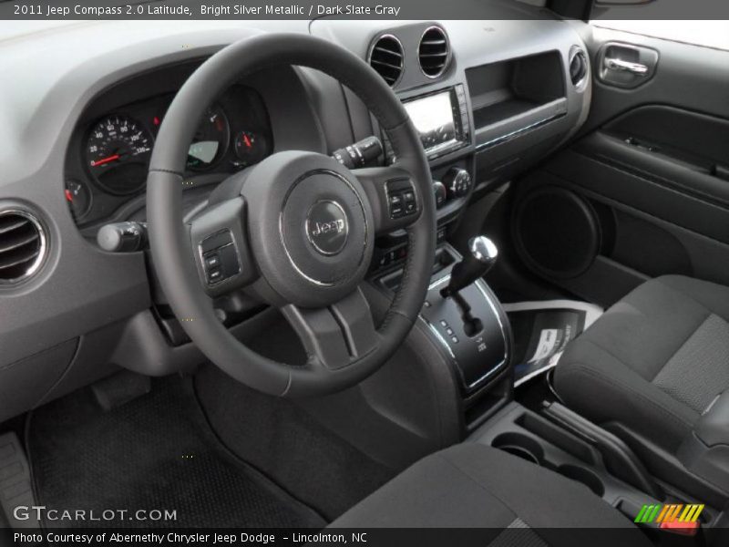 Bright Silver Metallic / Dark Slate Gray 2011 Jeep Compass 2.0 Latitude