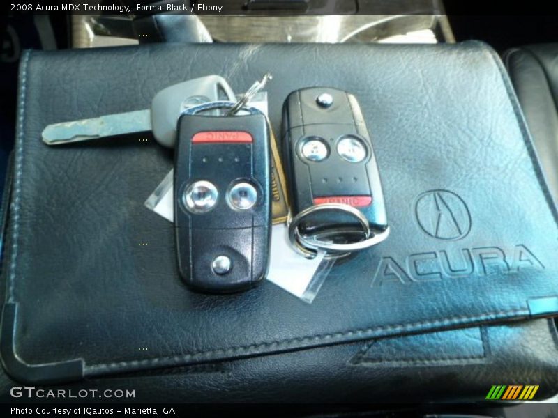 Formal Black / Ebony 2008 Acura MDX Technology