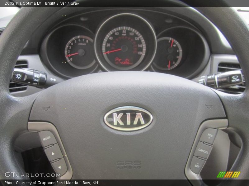 Bright Silver / Gray 2009 Kia Optima LX