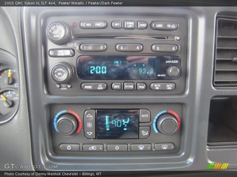 Controls of 2003 Yukon XL SLT 4x4
