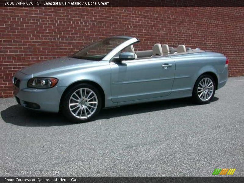 Celestial Blue Metallic / Calcite Cream 2008 Volvo C70 T5