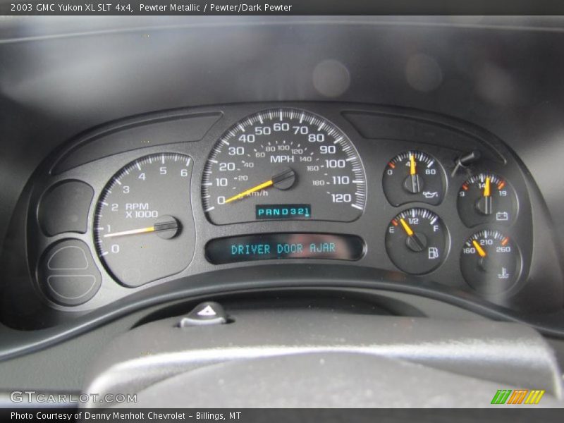  2003 Yukon XL SLT 4x4 XL SLT 4x4 Gauges