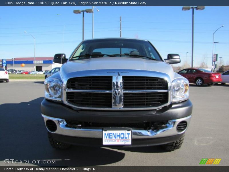 Bright Silver Metallic / Medium Slate Gray 2009 Dodge Ram 2500 ST Quad Cab 4x4