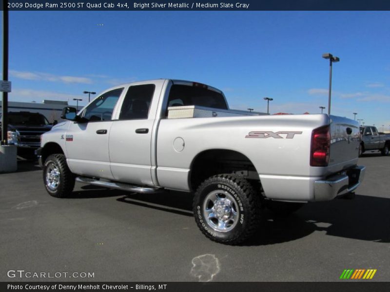 Bright Silver Metallic / Medium Slate Gray 2009 Dodge Ram 2500 ST Quad Cab 4x4
