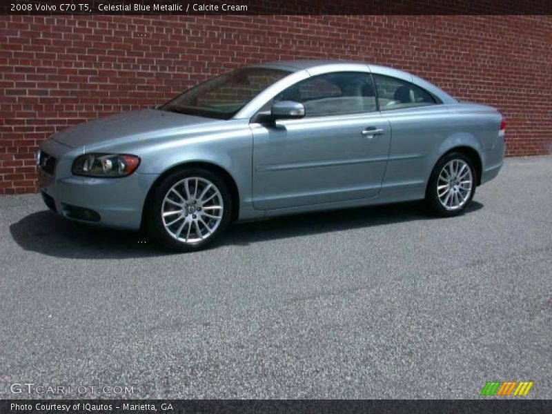 Celestial Blue Metallic / Calcite Cream 2008 Volvo C70 T5