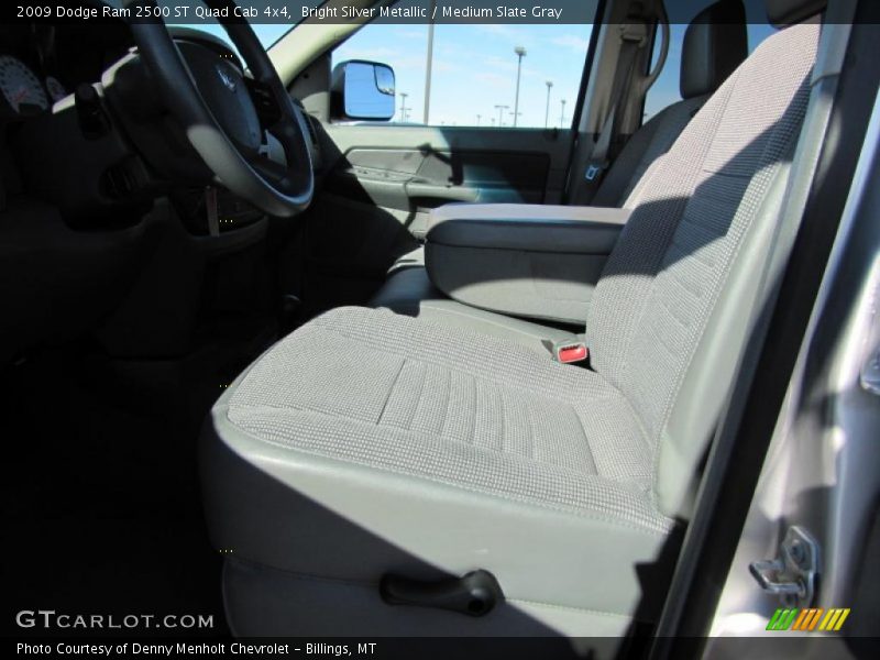 Bright Silver Metallic / Medium Slate Gray 2009 Dodge Ram 2500 ST Quad Cab 4x4