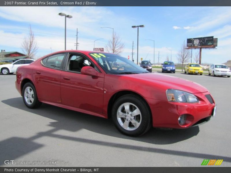 Crimson Red / Ebony 2007 Pontiac Grand Prix Sedan