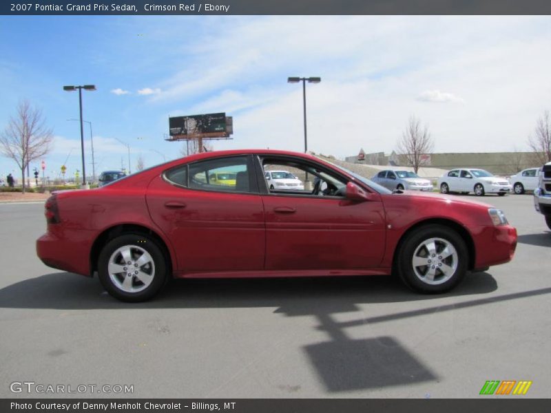 Crimson Red / Ebony 2007 Pontiac Grand Prix Sedan