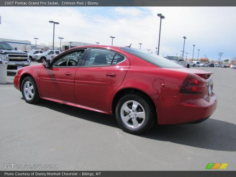 Crimson Red / Ebony 2007 Pontiac Grand Prix Sedan