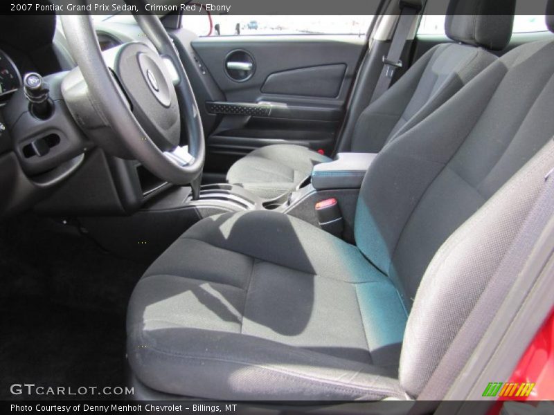 Crimson Red / Ebony 2007 Pontiac Grand Prix Sedan