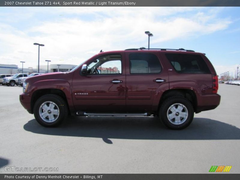 Sport Red Metallic / Light Titanium/Ebony 2007 Chevrolet Tahoe Z71 4x4