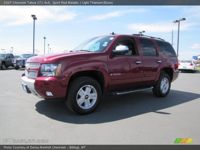 Sport Red Metallic / Light Titanium/Ebony 2007 Chevrolet Tahoe Z71 4x4