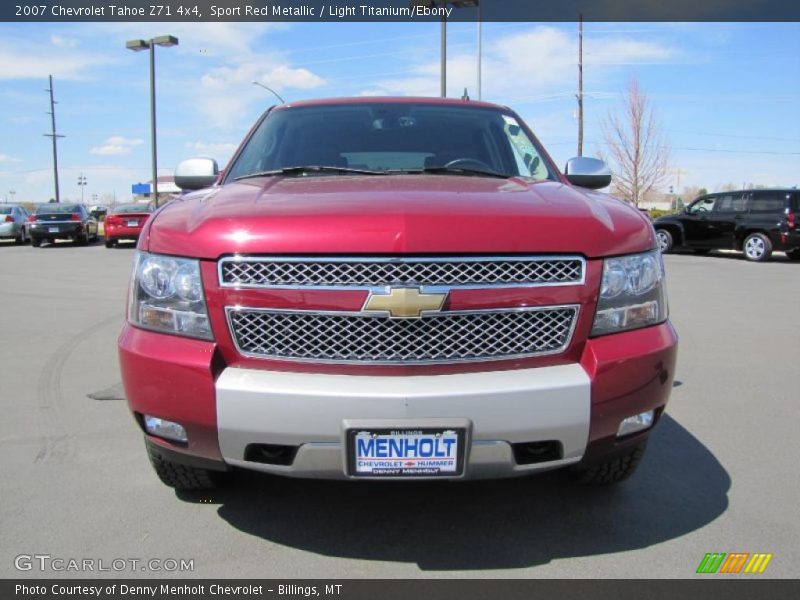 Sport Red Metallic / Light Titanium/Ebony 2007 Chevrolet Tahoe Z71 4x4