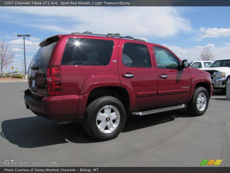  2007 Tahoe Z71 4x4 Sport Red Metallic