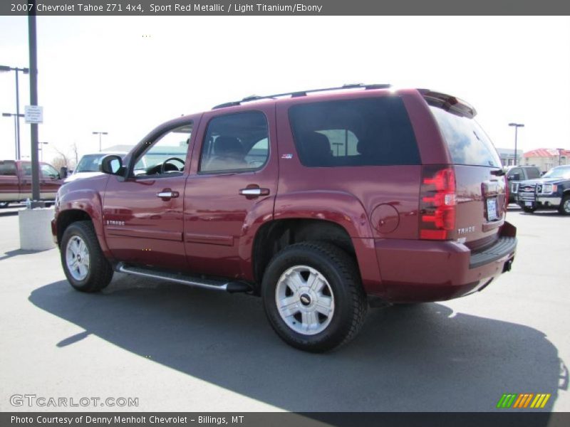 Sport Red Metallic / Light Titanium/Ebony 2007 Chevrolet Tahoe Z71 4x4