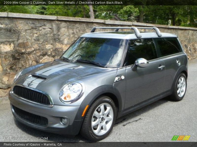 Dark Silver Metallic / Checkered Carbon Black/Black 2009 Mini Cooper S Clubman