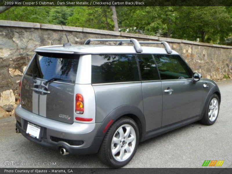 Dark Silver Metallic / Checkered Carbon Black/Black 2009 Mini Cooper S Clubman