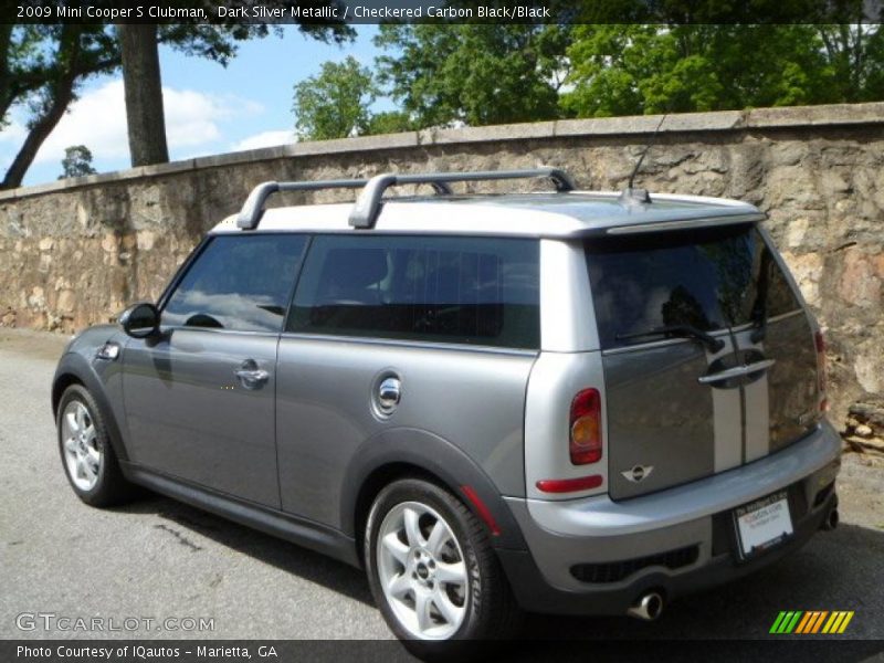 Dark Silver Metallic / Checkered Carbon Black/Black 2009 Mini Cooper S Clubman
