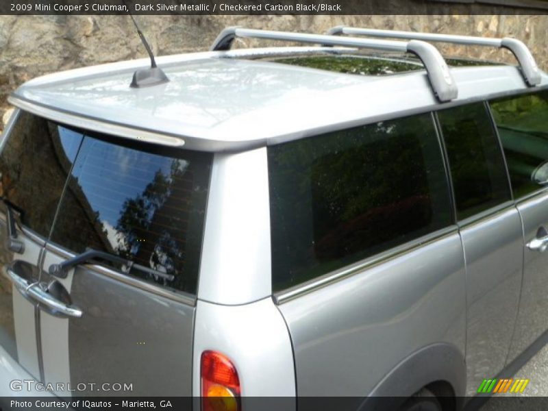 Dark Silver Metallic / Checkered Carbon Black/Black 2009 Mini Cooper S Clubman