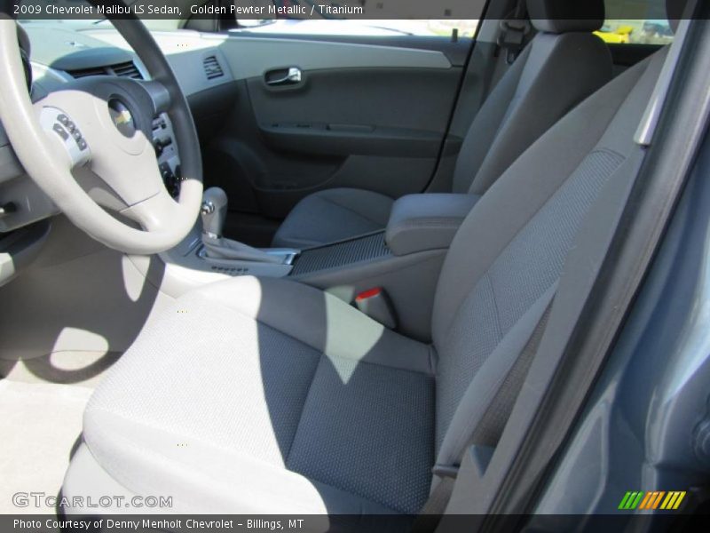 Golden Pewter Metallic / Titanium 2009 Chevrolet Malibu LS Sedan