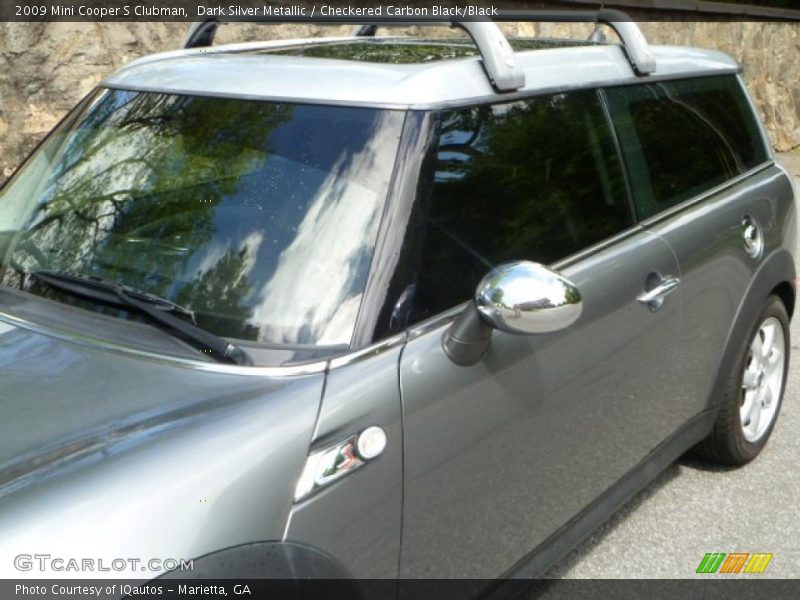 Dark Silver Metallic / Checkered Carbon Black/Black 2009 Mini Cooper S Clubman