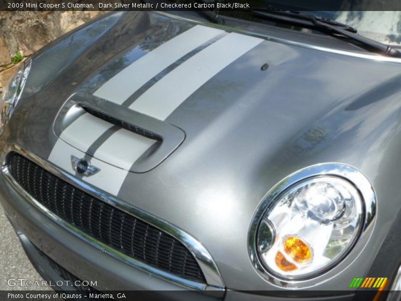 Dark Silver Metallic / Checkered Carbon Black/Black 2009 Mini Cooper S Clubman