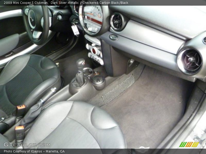 Dark Silver Metallic / Checkered Carbon Black/Black 2009 Mini Cooper S Clubman