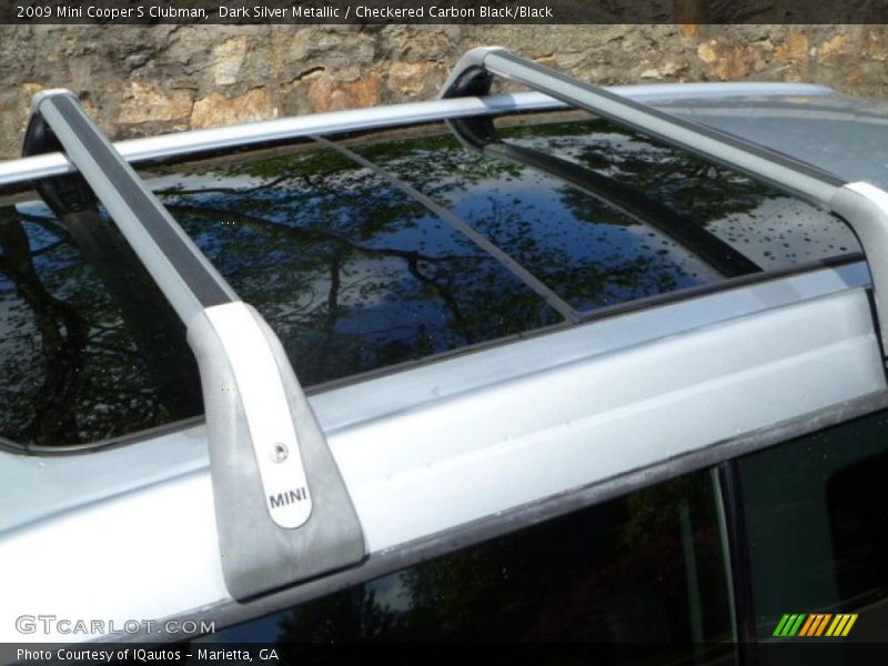 Dark Silver Metallic / Checkered Carbon Black/Black 2009 Mini Cooper S Clubman