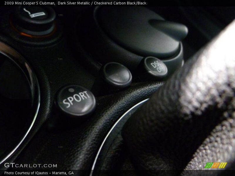 Dark Silver Metallic / Checkered Carbon Black/Black 2009 Mini Cooper S Clubman