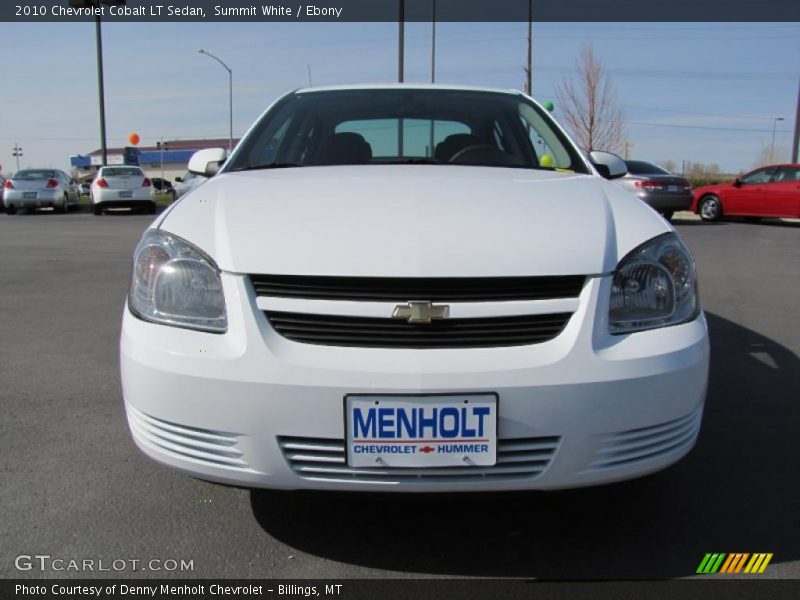 Summit White / Ebony 2010 Chevrolet Cobalt LT Sedan