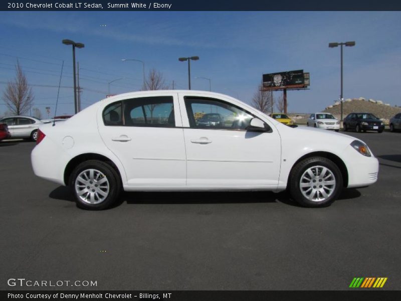 Summit White / Ebony 2010 Chevrolet Cobalt LT Sedan