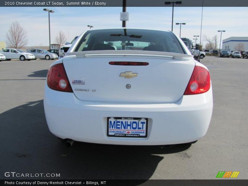 Summit White / Ebony 2010 Chevrolet Cobalt LT Sedan