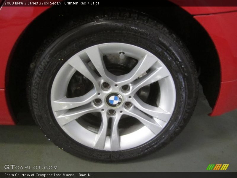 Crimson Red / Beige 2008 BMW 3 Series 328xi Sedan