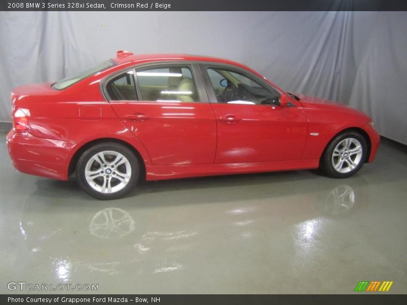 Crimson Red / Beige 2008 BMW 3 Series 328xi Sedan