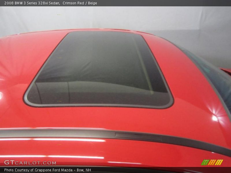 Crimson Red / Beige 2008 BMW 3 Series 328xi Sedan