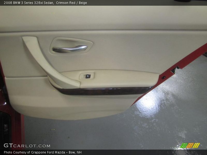 Crimson Red / Beige 2008 BMW 3 Series 328xi Sedan