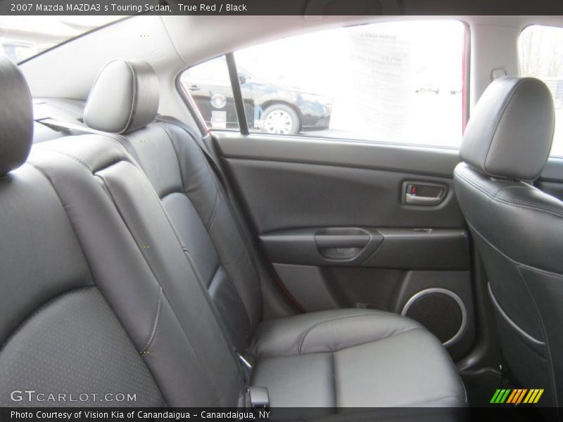 True Red / Black 2007 Mazda MAZDA3 s Touring Sedan