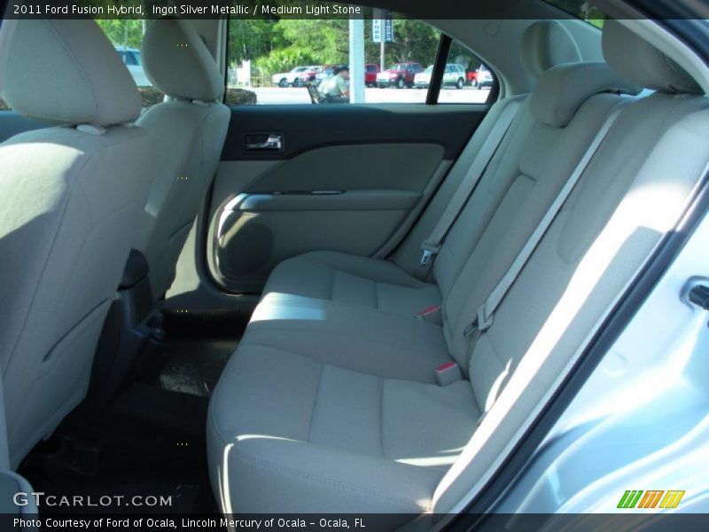  2011 Fusion Hybrid Medium Light Stone Interior