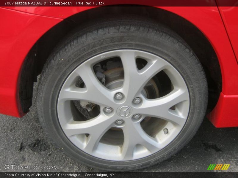 True Red / Black 2007 Mazda MAZDA3 s Touring Sedan