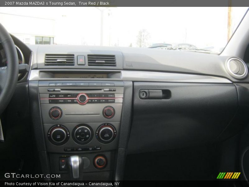 True Red / Black 2007 Mazda MAZDA3 s Touring Sedan